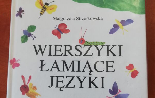 Okładka książki, z której dzieci odczytywały wiersze