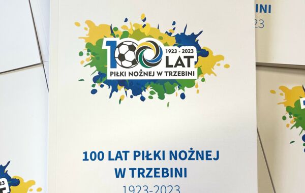 Okładka książki "100 lat Piłki Nożnej w Trzebini"