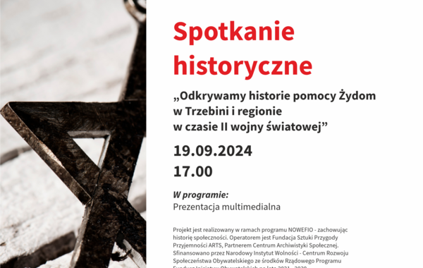 Spotkanie historyczne, 19.09.2024r., godz. 17.00